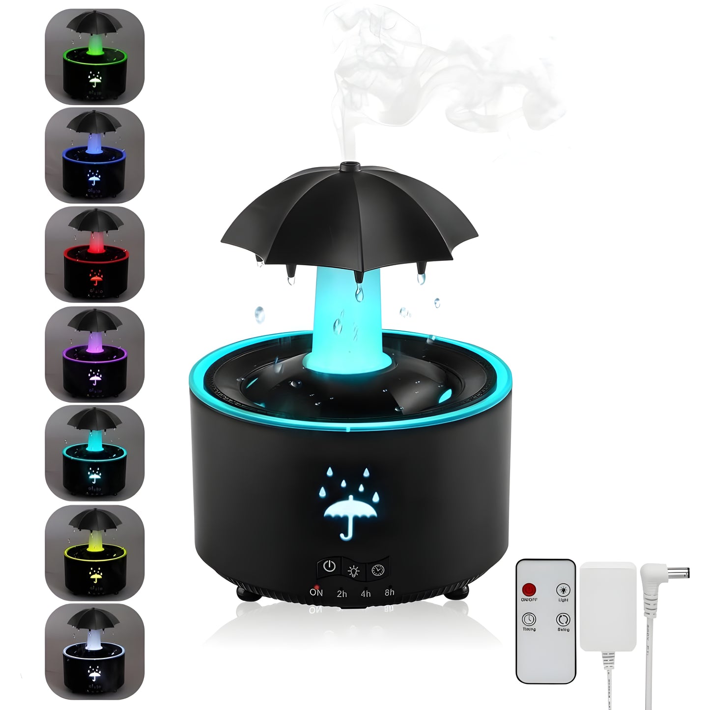 Calmist™ 3 in 1 - Humidifier, Night Light and Relaxing Rain