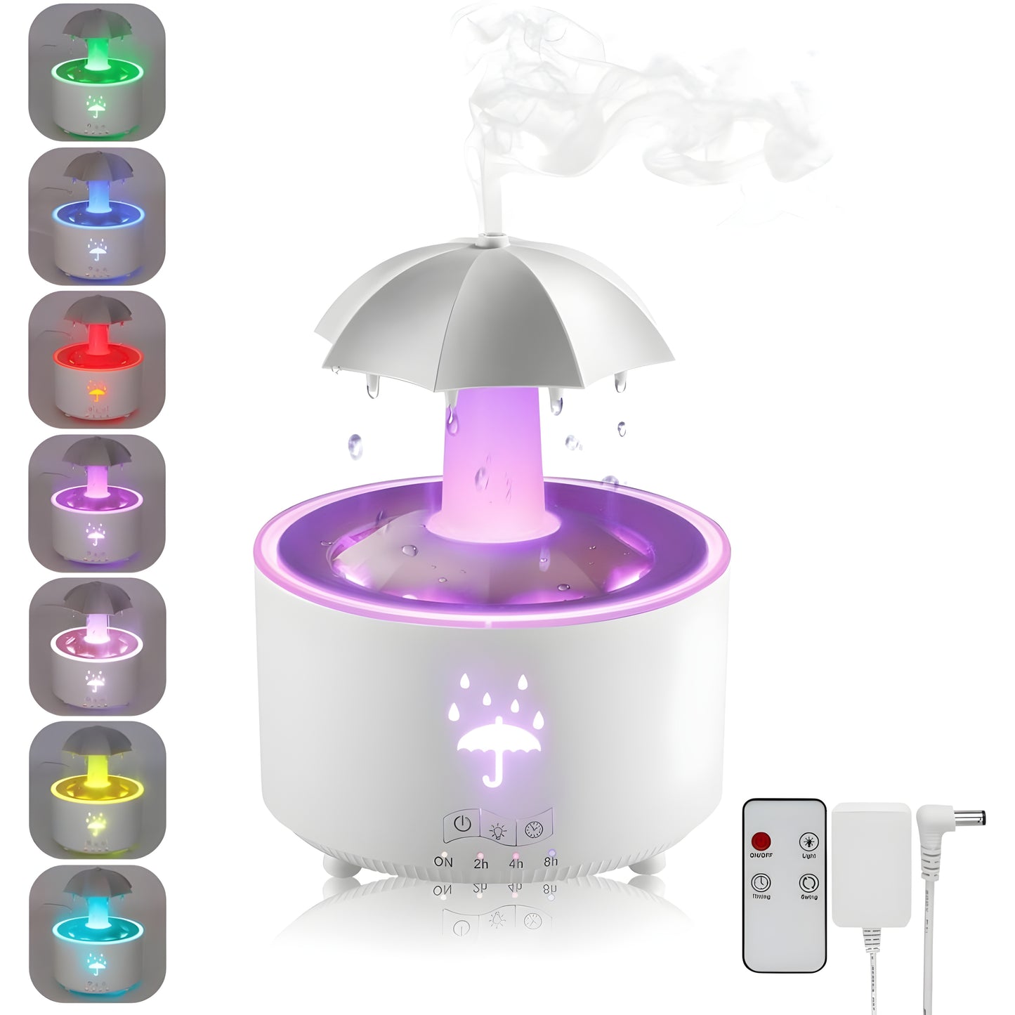 Calmist™ 3 in 1 - Humidifier, Night Light and Relaxing Rain